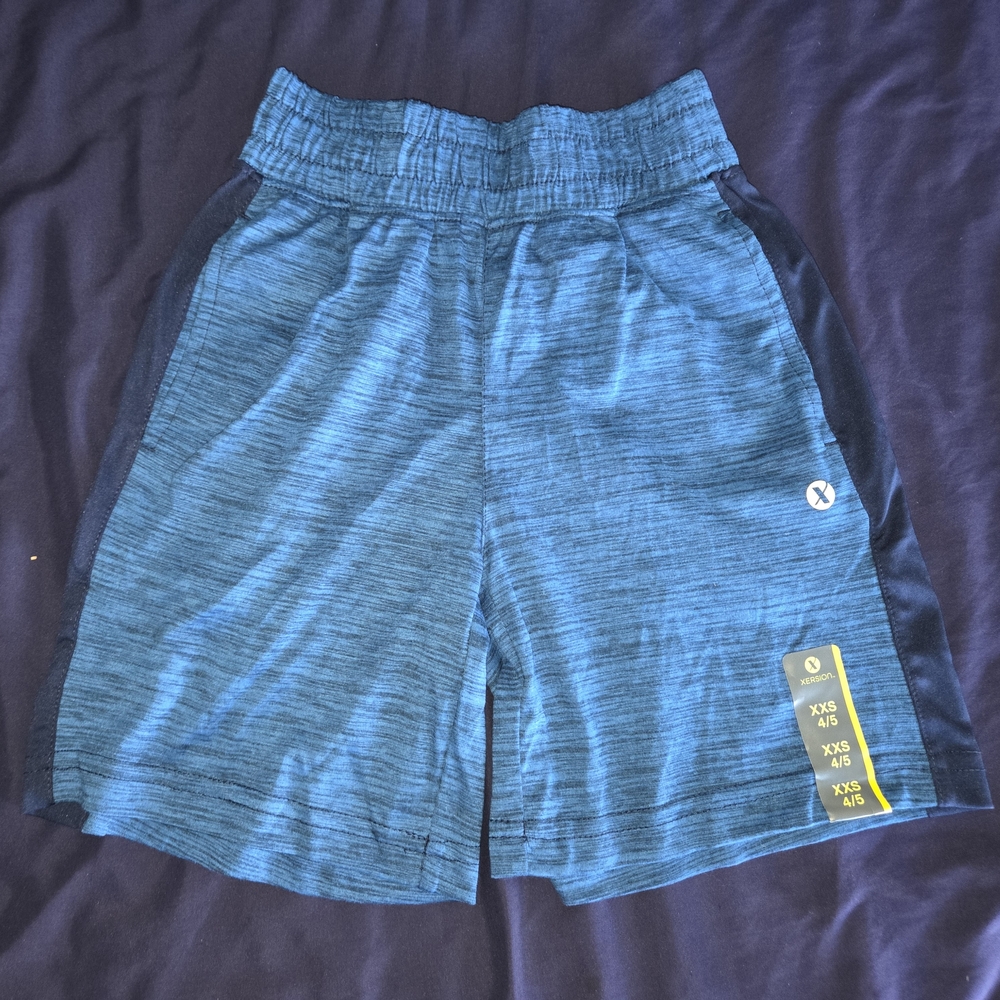 Xersion Kids Heathered Blue Shorts